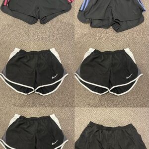 Brand new women active shorts. 6 pieces